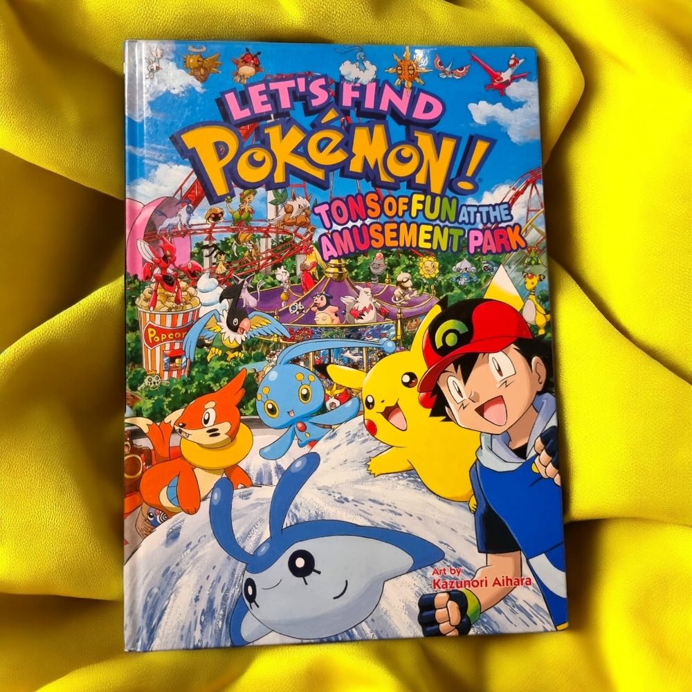 Let's Find Pokémon! Tons Of Fun At The Amusement Park Hardcover Book